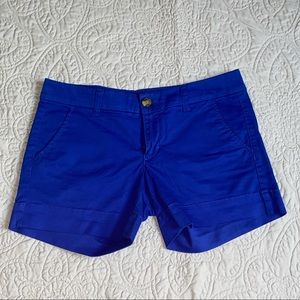 American Eagle Royal Blue Midi Shorts
